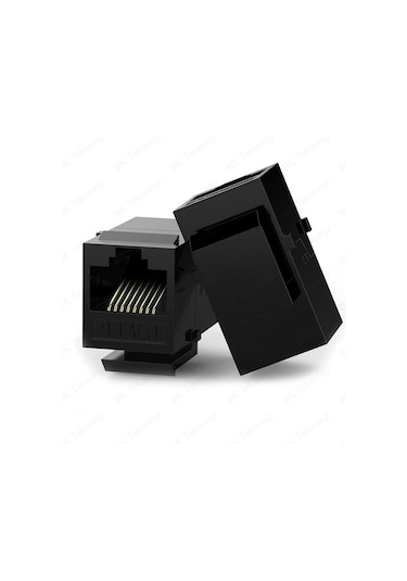 Rj45 Cat6 Konnektör Keystone Jack Dişi Dişi Ara Adaptör