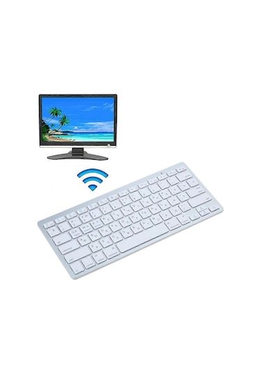 Oyun Klavyesi Rusça Klavye 78 Tuşlu Kablosuz Klavye Bluetooth Desteği