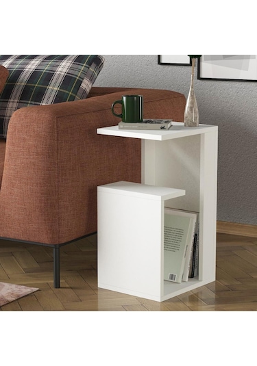 Dekorister Sister Koltuk Yan Sehpa Beyaz