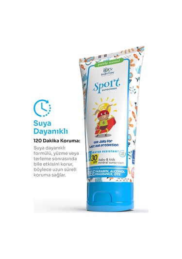 Babyton Suya Dayanıklı Güneş Kremi 30 SPF 100 ML