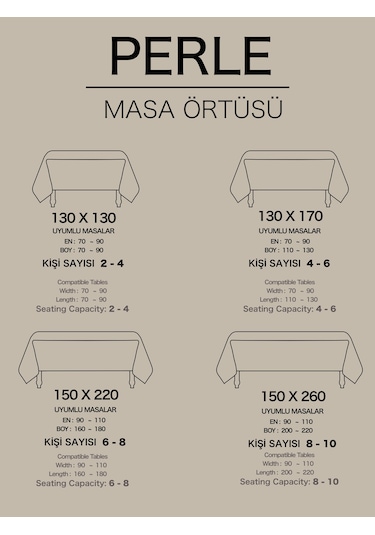 Daily Series Kadife Dokulu Bej Rengi Masa Örtüsü Bej