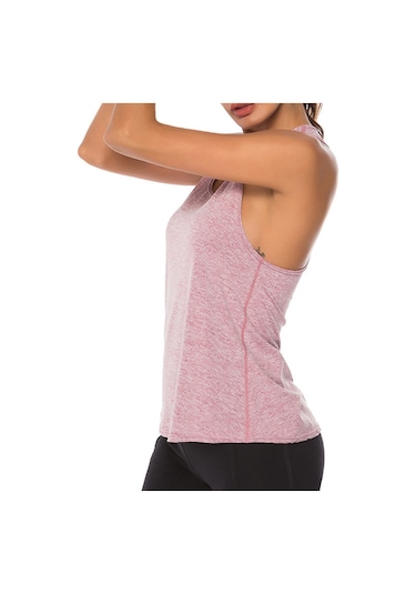 Yunboo Kadın Spor Atleti - Nefes Alabilir, Ter Emici, Antrenman Ve Yoga İçin Rahat U Kesim Ürün Bordo