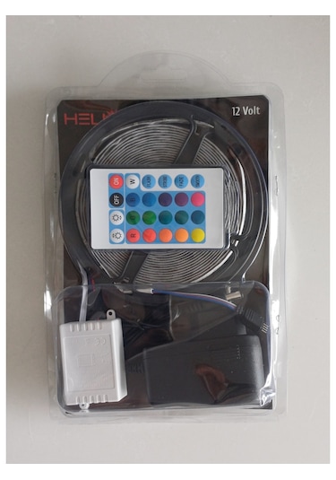 Helios 200 W Rgb Dış Mekan Şerit Led Set 5 Metre Silikonlu Su Geçirmez Metre-Renk-Mekan 5 Mt-Rgb-Dış Mekan