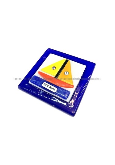 Bodrum Tekne Nazar Nazarlık Banyo Balkon Tuvalet Gider Kapağı Çok Renkli