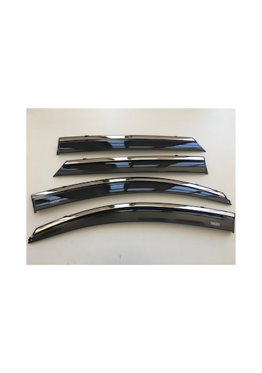 Renault Clio 4 2012 - 2017 Kromlu Cam Rüzgarlık 4'lü