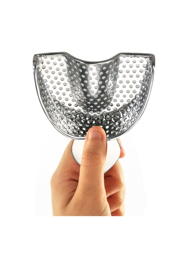 Wezone Paslanmaz Çelik Diş Tepsisi Seti - Yüksek Isıya Dayanıklı, 6 Parça, Küçük Orta Büyük Boy, Protez Modelleme İçin