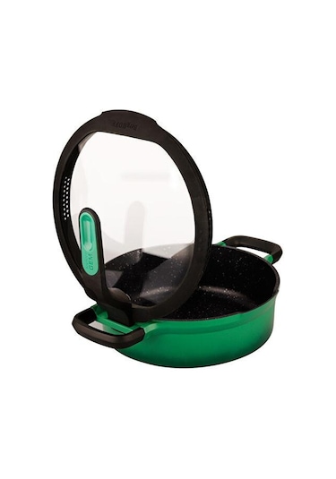 Berghoff 8501532 Gem Stay Cool Pilav Tenceresi Forest 24 Cm Yeşil