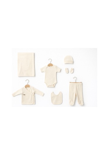 Baby Corner Ribana 7 Li Yenidoğan Hastane Çıkışı Seti Bej