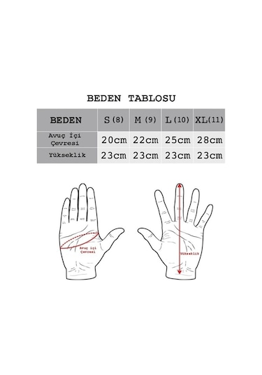 Hakiki Kuzu Derisi Erkek Eldiven-Siyah