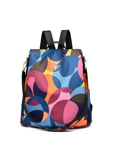 Xianwen Oloey Yeni Kadın Sokak Modasıbasılısırttanası-zengin MAvi