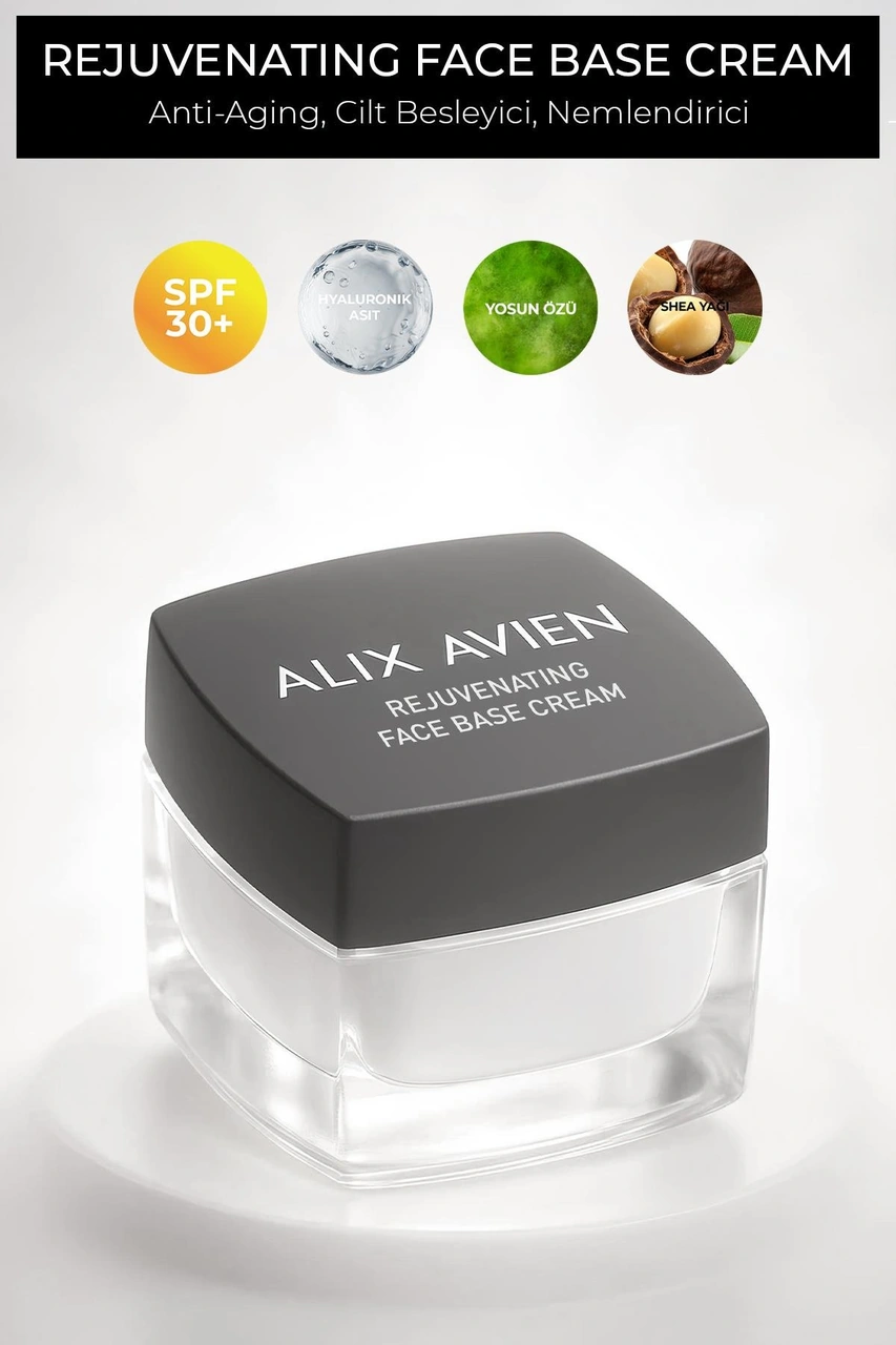 Alix Avien Suya Dayanıklı Gün Boyu Kalıcı Makyaj Etkili Nemlendirici Spf+30 Faktör Yüz Bakım Ve Parlaklık Seti