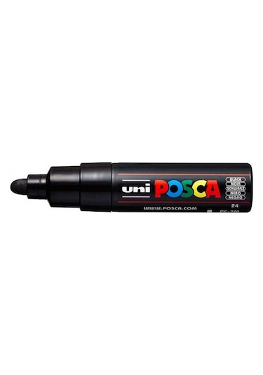 Uni Posca Pc-7M Boyama Markörü 4.5-5.5 Mm Siyah