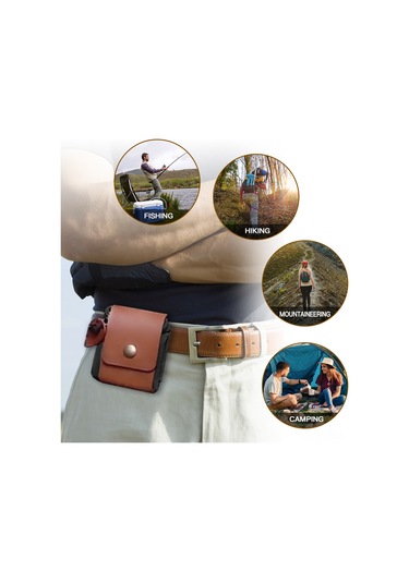 Konesam Orman Toplama Çantası Asker Yeşili, Bel Bağlı, 22x22cm Pu-oksford, Çekmeceli, Çinko Kanca İle, Yaban Meyvesi Ve Alet Taşıma Yeşil