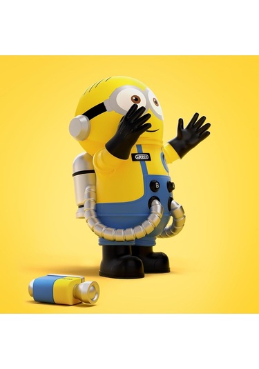 Pop Mart Mega Space Molly %400 Minyonlar Figürü, Minion Temalı Dev Koleksiyon Figürü Karakter Figürü