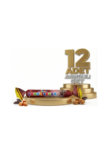 Afia Afibon Karamelli Çubuk Şeker 12x6,7 Gr