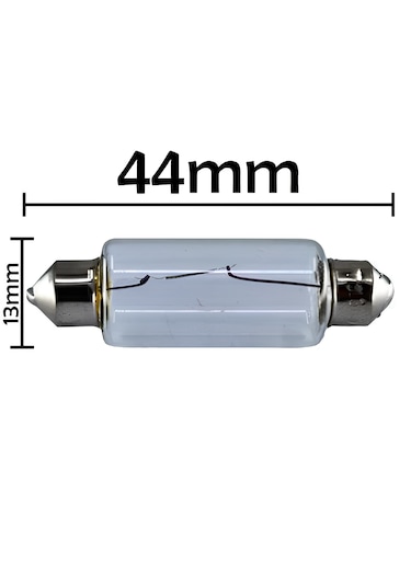 12v 15w Sofit Ampul 44mmx13mm 10 Adet