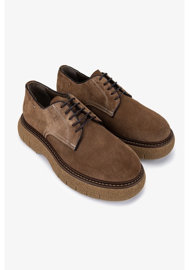 Valmenti Erkek Hakiki Deri Kahverengi Casual Ayakkabı 381 22451 Erk Ayk Sk25-26 Sıgaro Suet Kahverengi