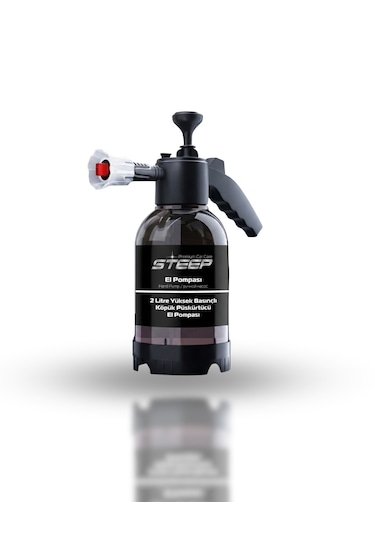 Steep Yüksek Basınçlı 2 Başlıklı Su & Köpük Pompası 2 Litre Çok Amaçlı Kullanım Su Köpük Püskürt