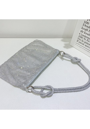 Suofeng Yeşil El Yastığı Balo, El Yapımı Taşlı Tabanlı, Akşam Yemeği Ve Davetler İçin Parlak Tasarım