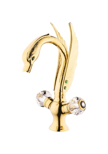 Aquamix Lavabo Bataryası Ottoman Gold Platinium Gold