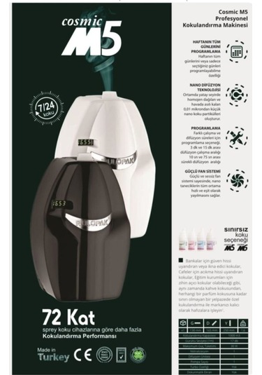 Cosmic M5 Koku Makinesi Beyaz