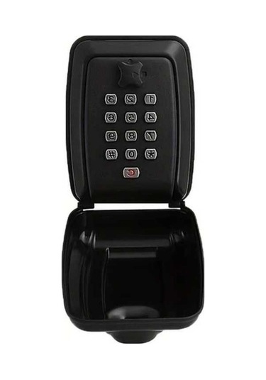 Fastbuy Challenger Anahtarsız Şifreli Kilit Kutusu, Toz Geçirmez, Yağmura Dayanıklı, Siyah Duvar Dekorasyon Modeli, Siyah Siyah