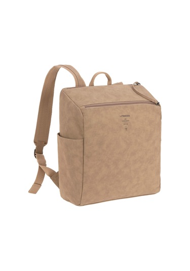 Lassig Bebek Bakım Sırt Çantası Camel Krem
