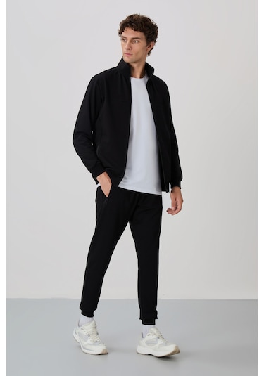 Tommy Life Anton Siyah Jogger Eşofman Takım - 85178 Siyah