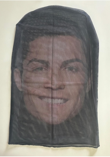 Cristiano Ronaldo 3 Boyutlu Nefes Alabilen Ünlü Maskesi