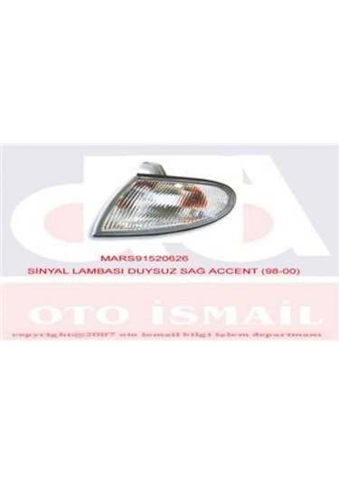 Techmrt Sinyal Lambası Sağ Duysuz Hyundaı Accent 1998-2000