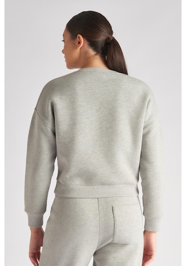 Benetton Bnt-w100-t Kadın Sweat BNT-W100-T-R7516 Gri