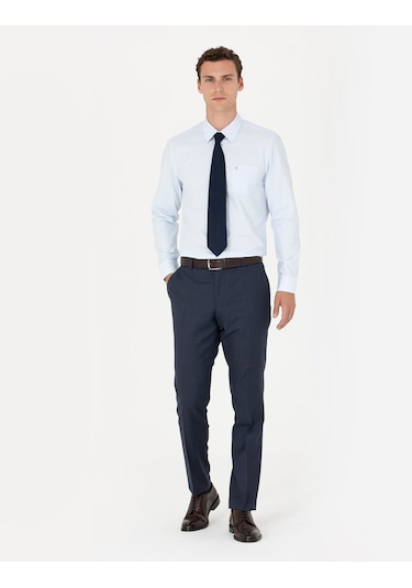 Pierre Cardin Erkek Açık Mavi Basic Gömlek 50277763-vr003 Açık Mavi