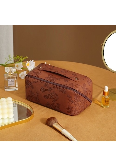 Unimarket Taşınabilir Seyahat Kozmetik Çantası El Çantası Kftyz4
