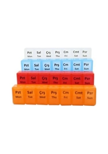 Ligorix Haftalık İlaç Saklama Kutusu 4'lü