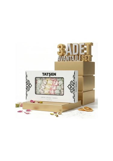 Tatşen Lokum Safranbolu 3x750 Gr