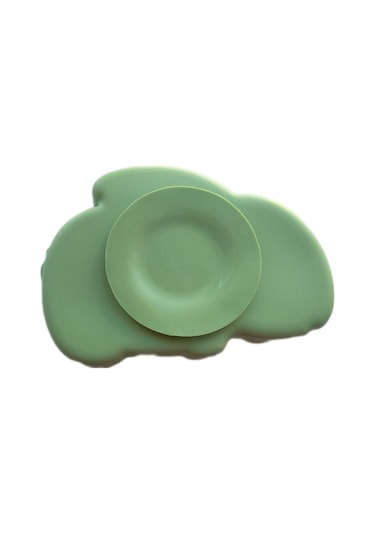 Jojobebek Silikon Beslenme Seti Vakumlu Silikon Mama Tabağı, Mama Kasesi, Önlük, Kaşık,pipetli Bardak