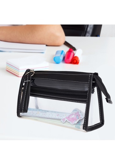 Vukı Kalem Cantası 3 Bolme Derı+pvc Sıy Vk-0119-04