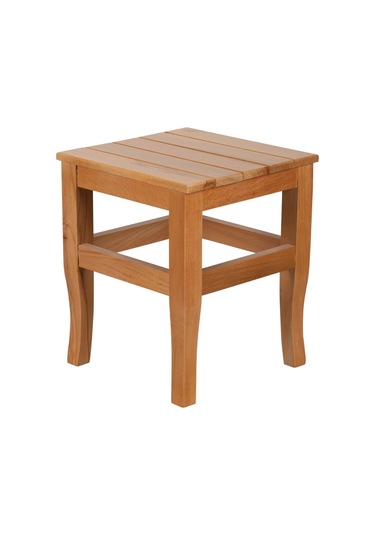 Masif Ahşap Tabure Mini 35cm Natürel Kayın Ağacı Diğer