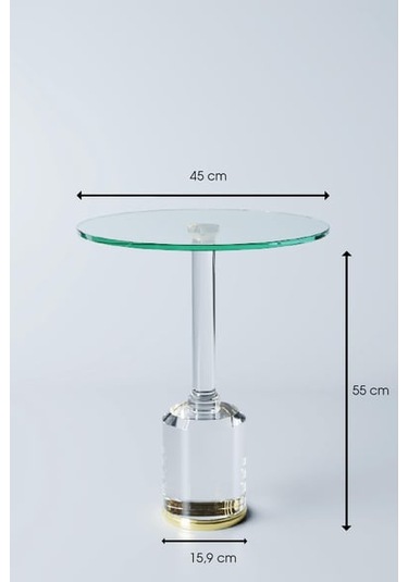 Dulda Akrilik Şimal Sehpa Şeffaf