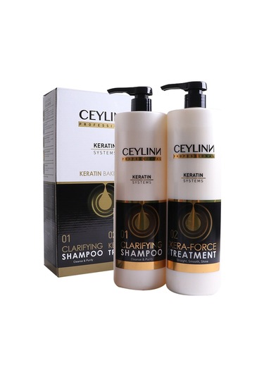 Ceylinn Keratin Clarifying Şampuan 1 L + Kera-Force Düzleştirici Keratin 1 L
