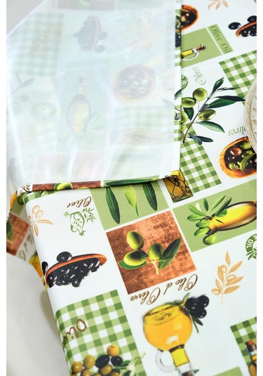 Sufre Sıvı Geçirmez Masa Örtüsü Sofra Bezi Sofra Örtüsü Piknik Örtüsü Zeytin