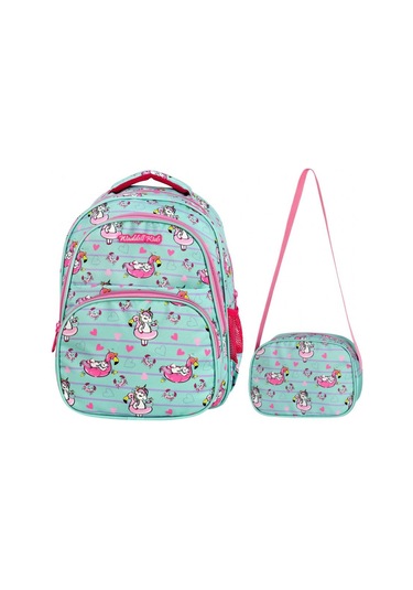 Waddell Çanta Açık Yeşil Unicorn Okul Çantası Seti - Waddell Bag