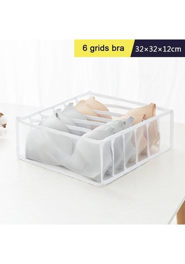 Beyaz İç Çamaşırı Sutyen Organizatör Saklama Kutusu Organizatör Çekmeceler Ayırıcı Kutuları Bra