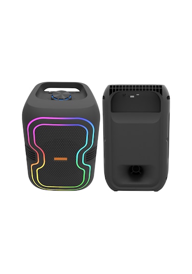 Vorex Platoon Pl-4340 / 8 İnç Bluetooth Hoparlör 25w Rgb Usb Flash Müzik Mikrofonlu Karaoke