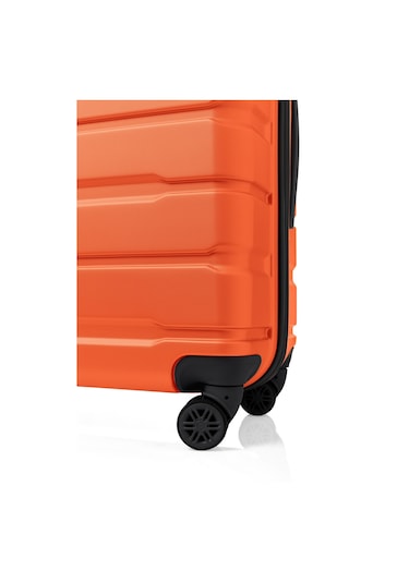 Unisex 4 Tekerli Kilitli Büyük Boy Valiz Bavul Turuncu