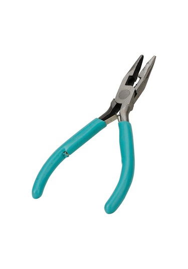 Jialan 8 Adet/takım Çelik Mini Pense Uzun Yuvarlak Düz Burun