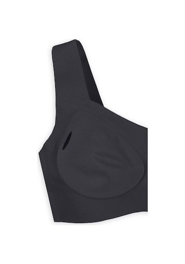 Balensiz Lazer Dikişsiz Çıkarılabilir Pedli Kalın Askılı Görünmez Sütyen Siyah