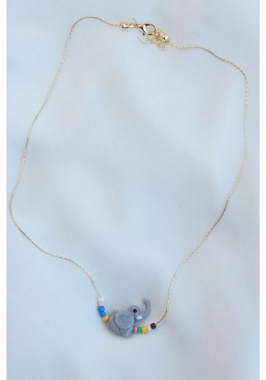 Murano Fil Cam Kolye Gri