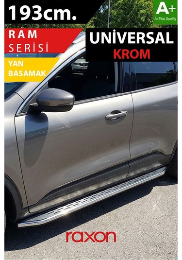 Ram Serisi Yan Basamak 193 Cm Universal Kaymaz Yüzey & Dayanıklı Tasarım