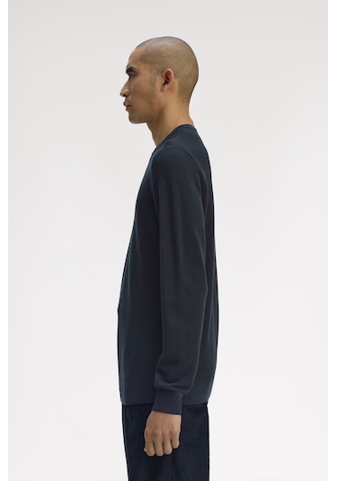 Fred Perry Erkek Triko K1309-608 Koyu Mavi